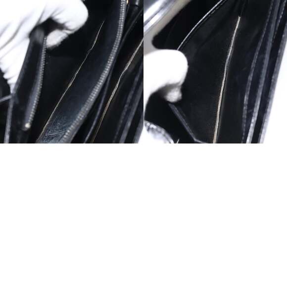 GUCCI Handbag Leather Black Gold - Picture 13 of 13